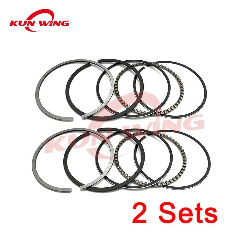 

Поршневые кольца 62 мм для Kawasaki EL250 Eliminator GPX250 EX250 Z ZZR KLE EL EX GPX Ninja 250 250R ZZR250 KLE250 Z250 GPZ250, 2 комплекта