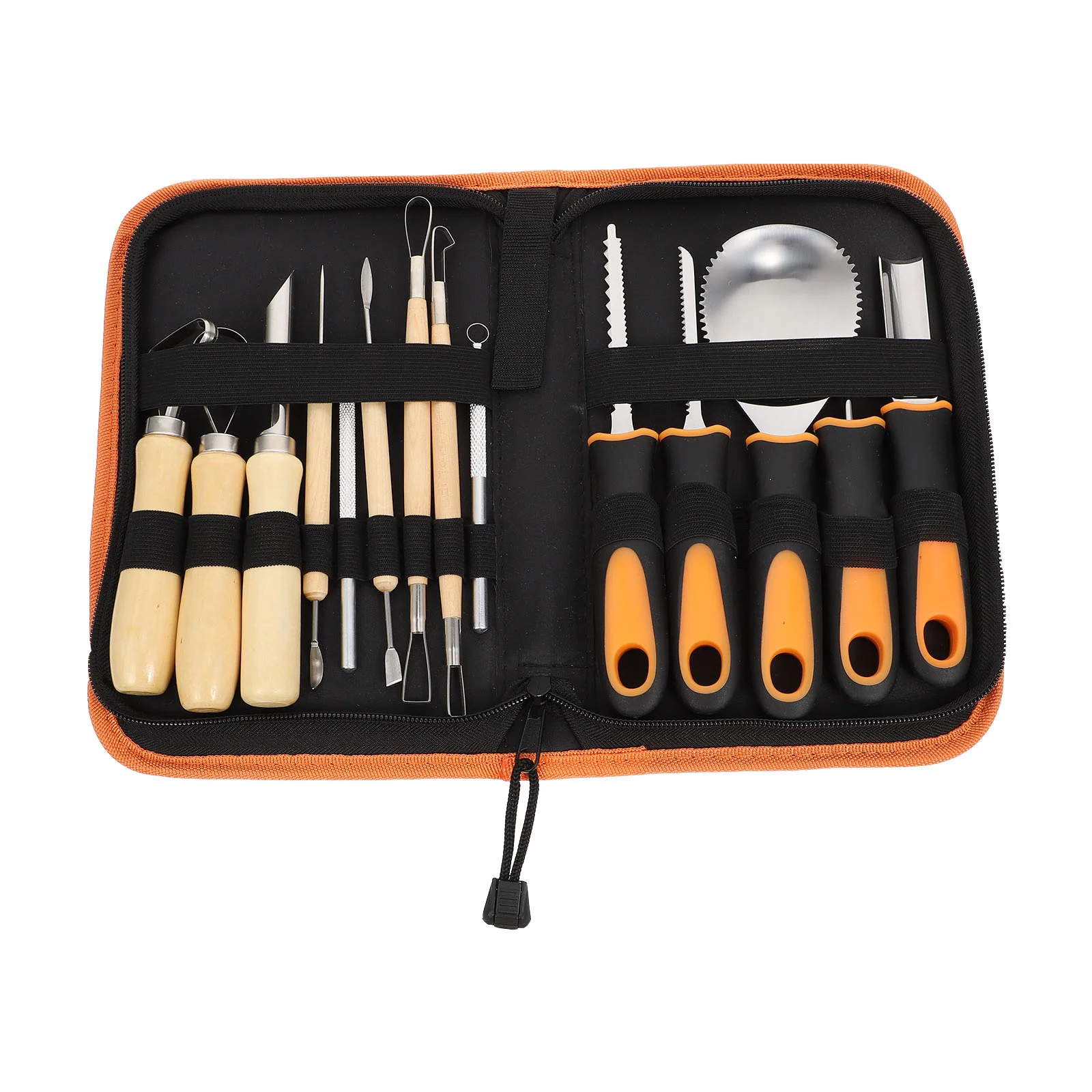

1 Set 15pcs Professional Halloween Pumpkin Carving Tools (Assorted Color)