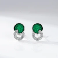 burmese jade earrings talismans charms black women designer gemstones 925 silver ear studs jewelry natural real charm