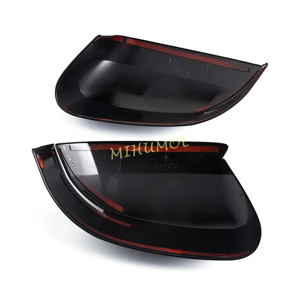 Глянцевая черная крышка для зеркала заднего вида Hyundai Santa Fe 2024-2025