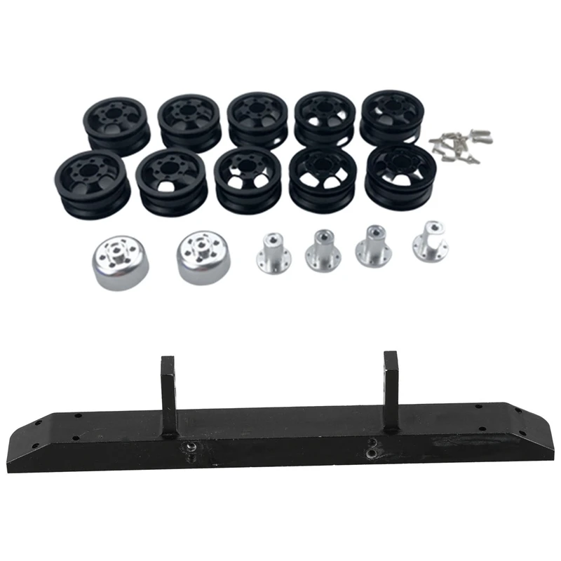 

Metal Front Bumper Guard With Hooks For WPL 1/16 B24 B36 & Metal Wheel Rim Wheel Hub For WPL C14 C24 B14 B24 B16 B36