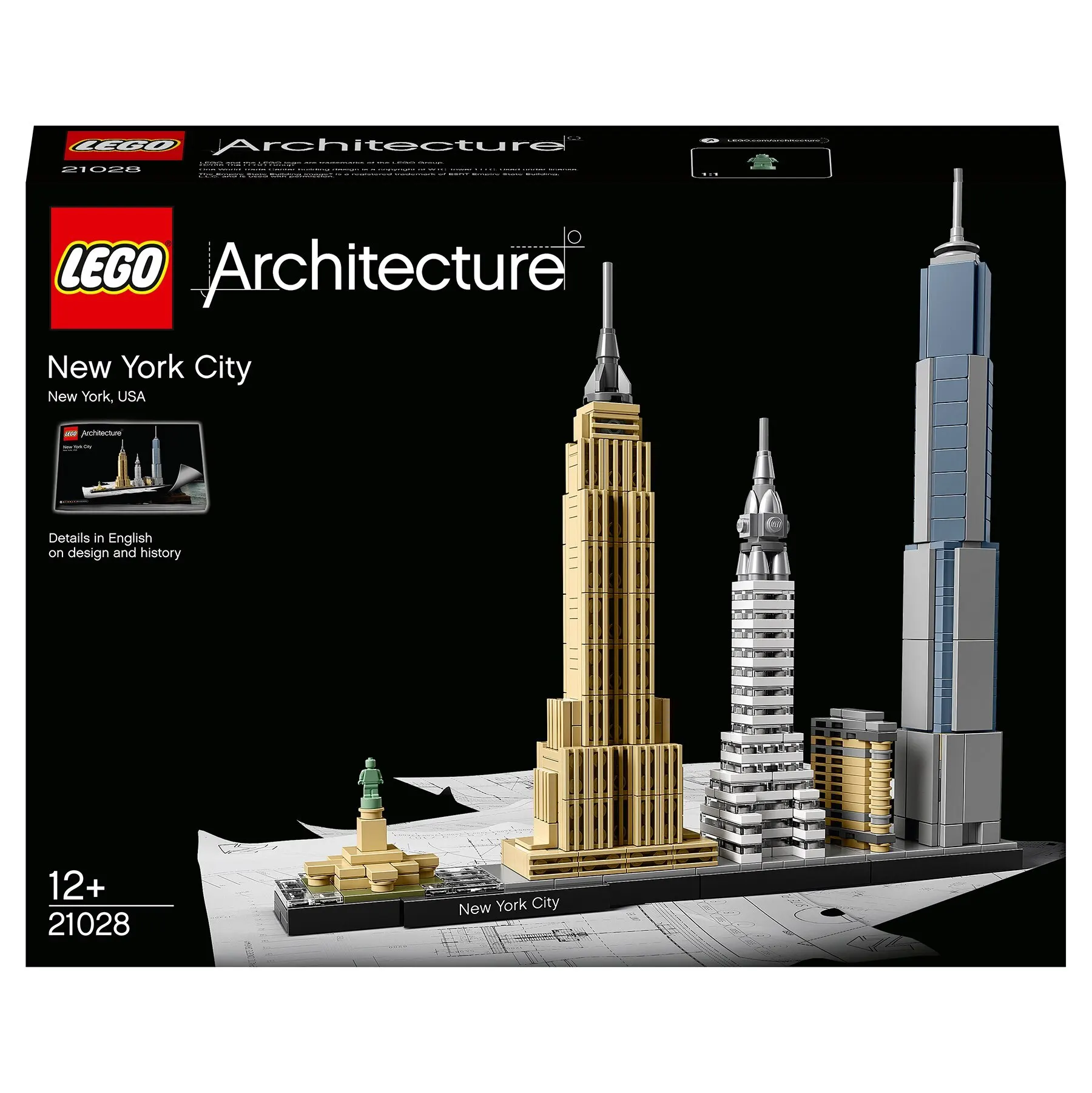 Конструктор LEGO Architecture 21028 Нью-Йорк |