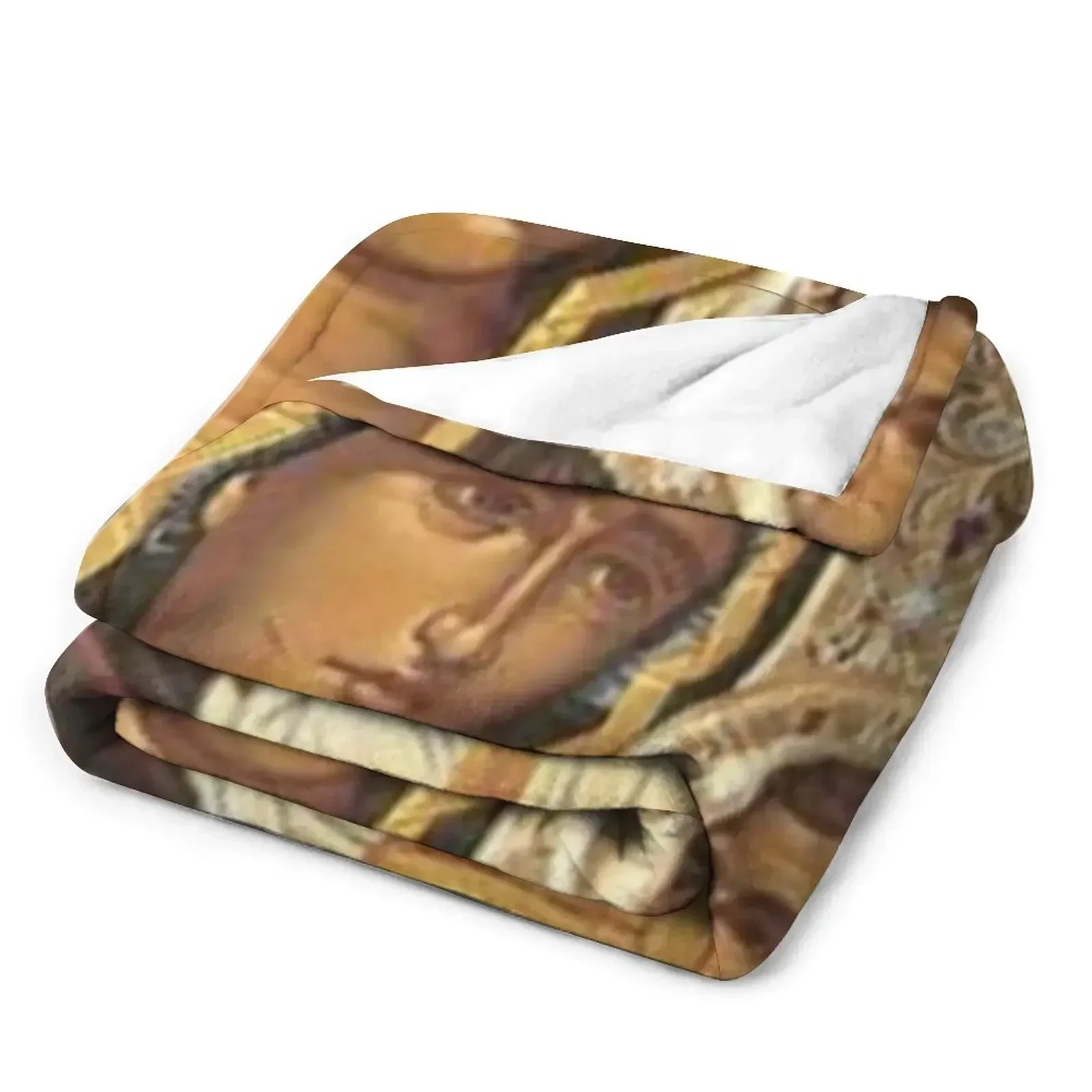 Девы Марии и Малыш Иисус: Иверон Теокосовое одеяло для зимы многофункциональные