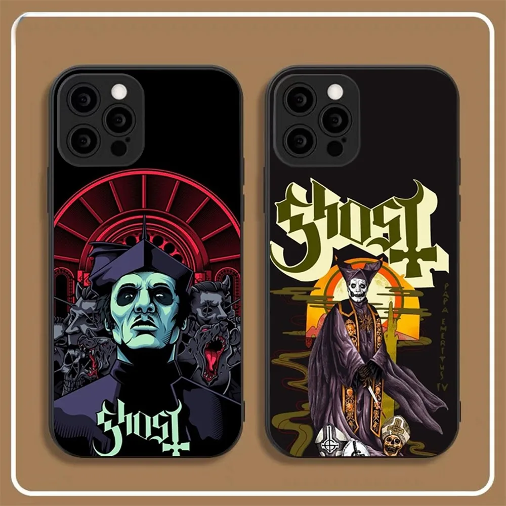 Чехол для телефона G-Ghost Heavy Metal Band Iphone 15 11 13 14 Pro Max 7 8 Plus X Xr Xs Se2020 12 mini Cover Case
