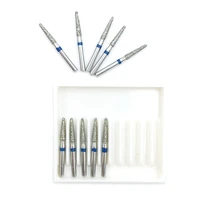 10pcs dentistry lab diamond burs dental fg 1 6mm drills for high speed handpiece medium dentist tools tr s21