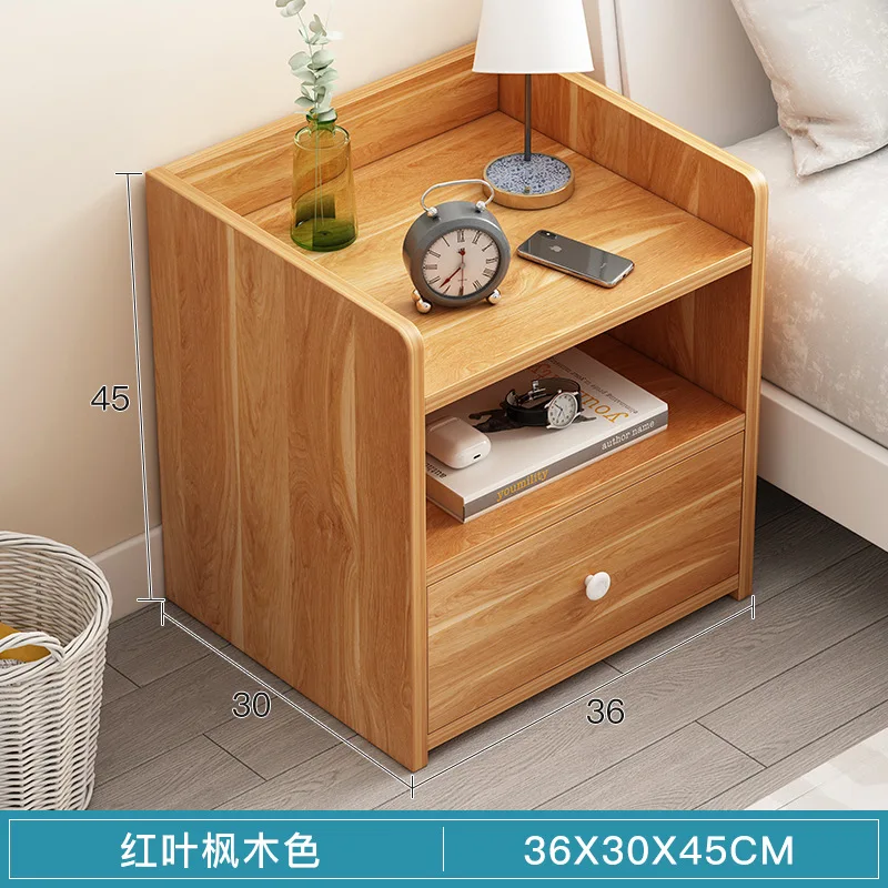 

Bedside Storage Cabinet Bedside Table Simple Modern Simple Bedside Cabinet Mini Storage Cabinet with Lock Home Bedroom Bedside S