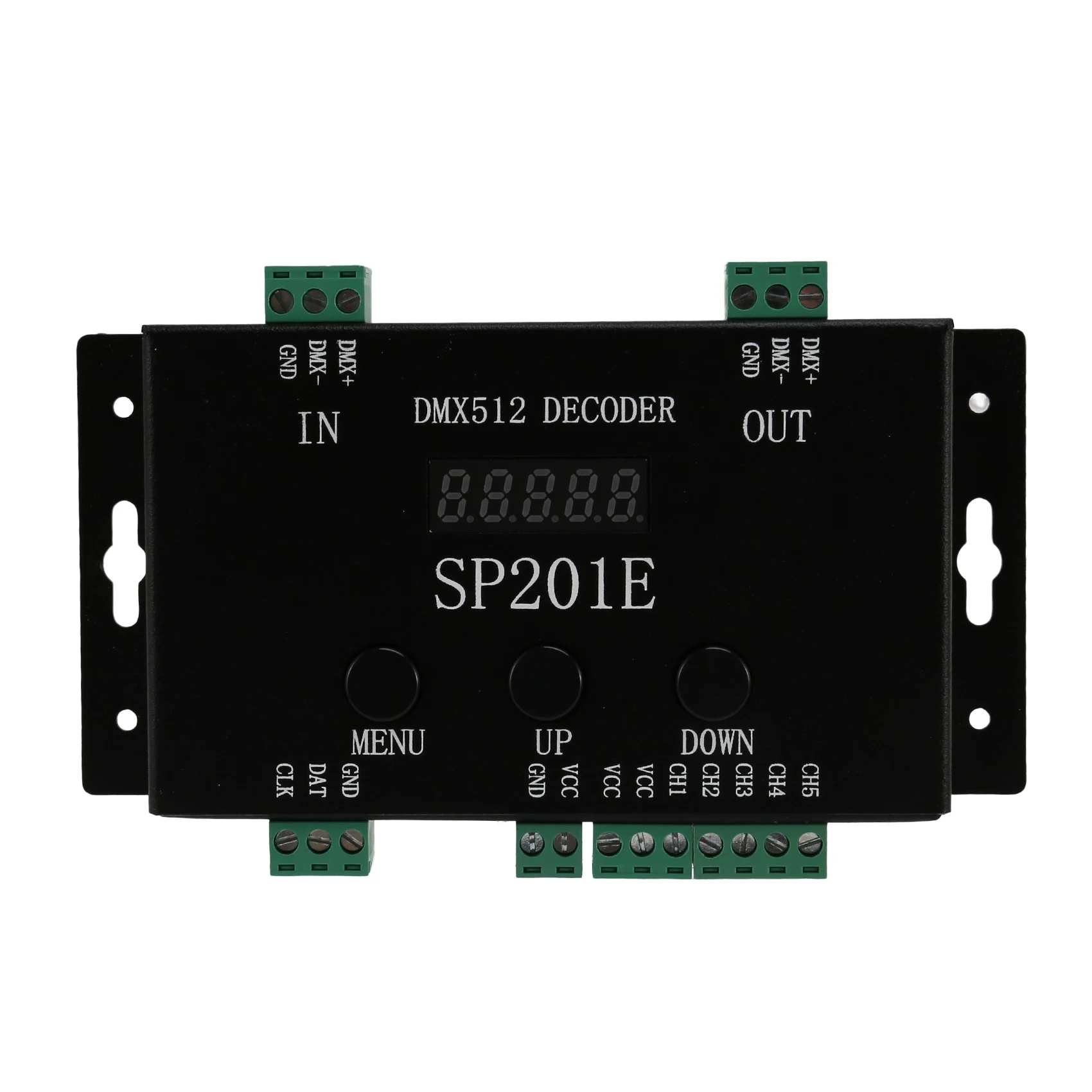 

SP201E DMX512 WS2812B WS2811 DMX to SPI Controller Decoder,Support Multiple ICs