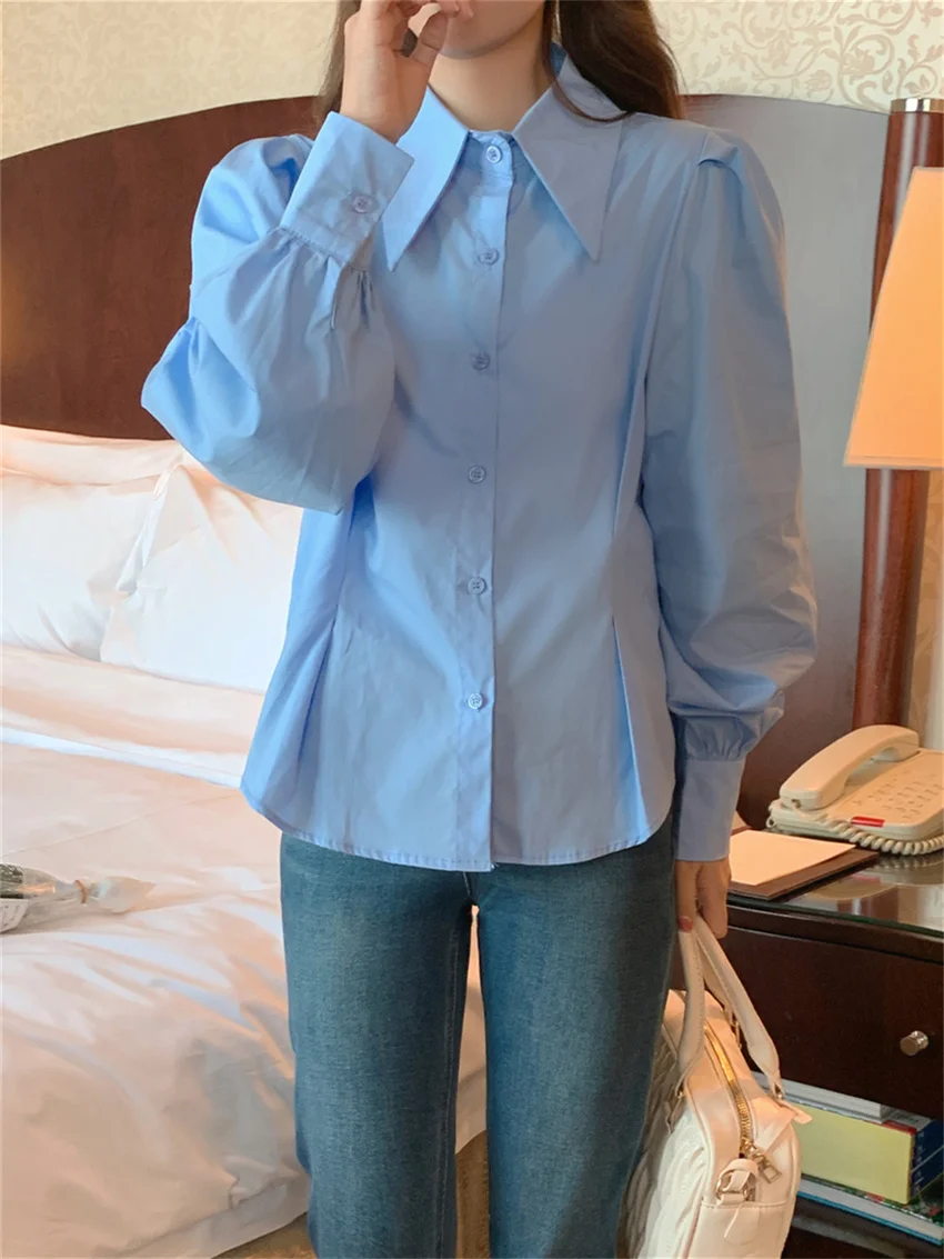 Alien Kitty повседневные однотонные рубашки женские элегантные офисные новые