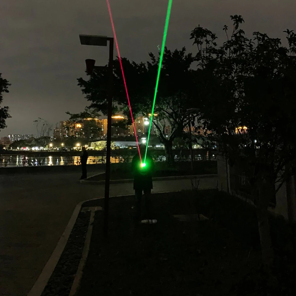 Тактическая зеленая и красная лазерная указка высокая мощность 532 нм 650 точечный