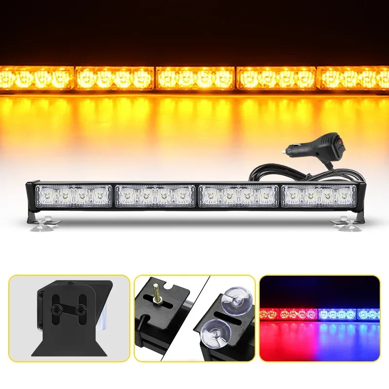 Светодиодные фонари для приборной панели лобовое стекло присоска мигающие