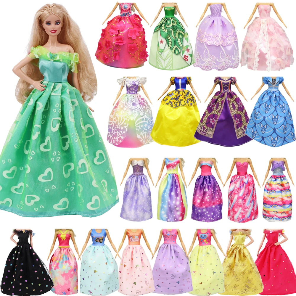 

Fashion Princess Dress Doll Clothes For Barbies&BJD Doll Pop Evening Dress Doll Accessories Children’s Gift,Dress For Girls