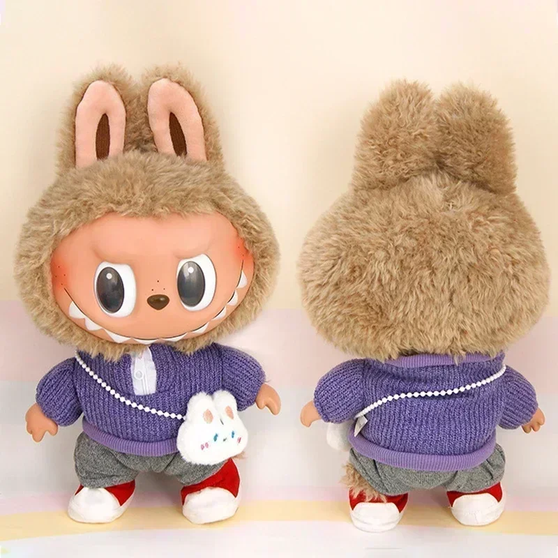 Новая женская повседневная одежда подходит для Labubu замена ткани 37 см