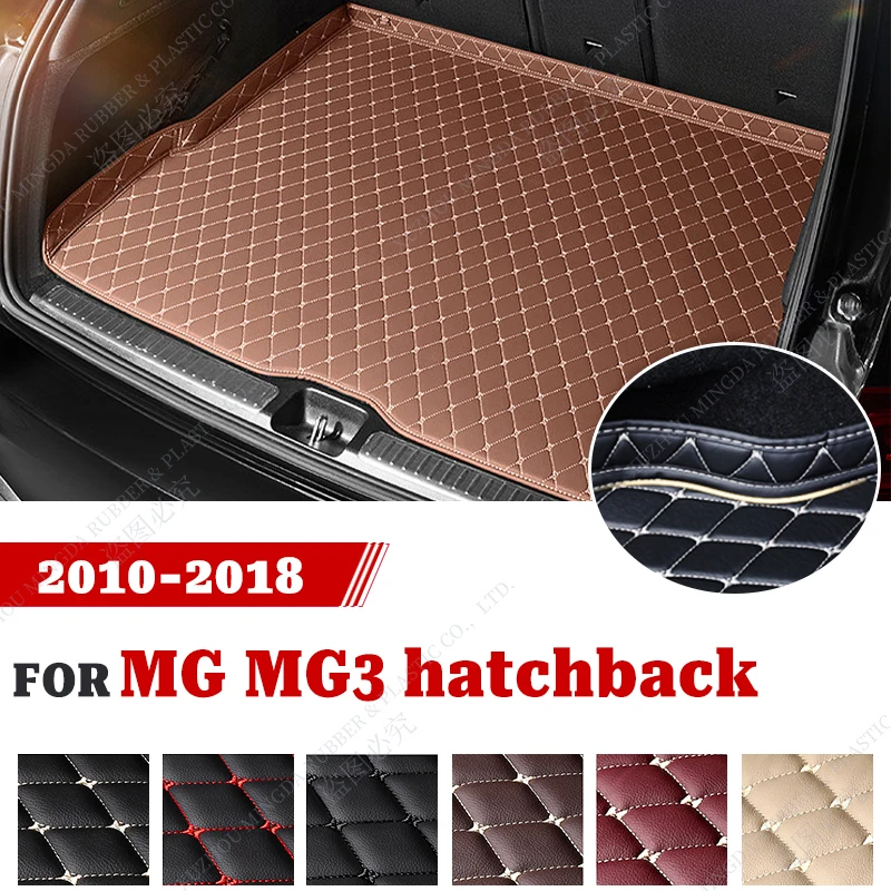 

Car Trunk Mat For MG3 Hatchback 2010 2011 2012 2013 2014 2015 2016 2017 2018 Custom Car Accessories Auto Interior Decoration