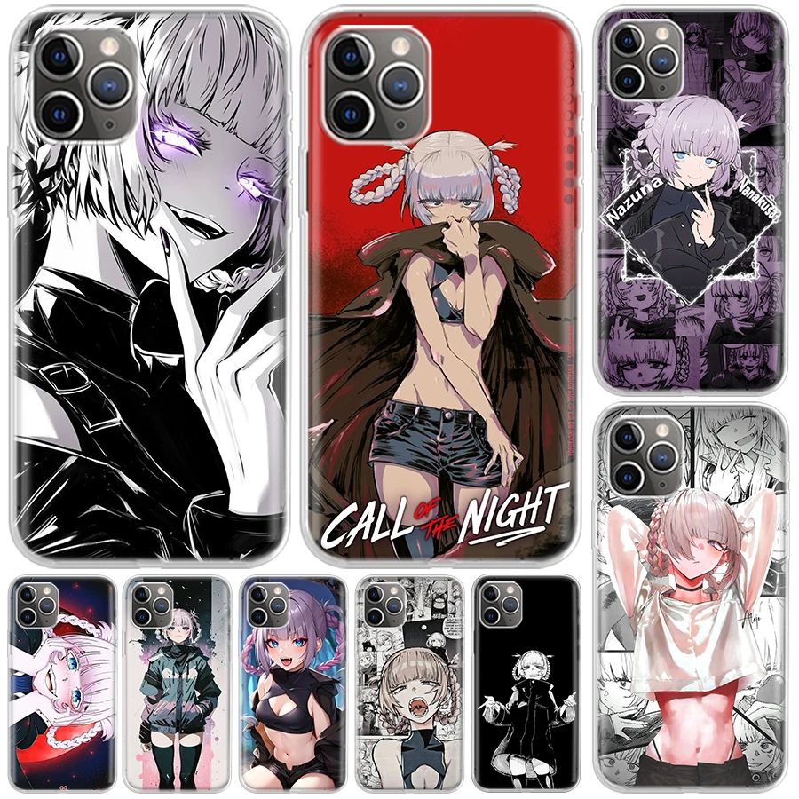 Чехол Nazuna Nanakusa с аниме для iPhone 16 15 Pro Max 14 Plus 13 12 Mini 11 Apple Phone Case X XS XR 7 8 + чехол