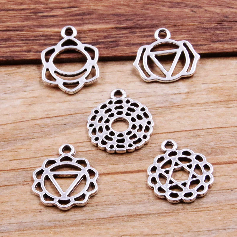 

30 шт., полые геометрические серьги-подвески