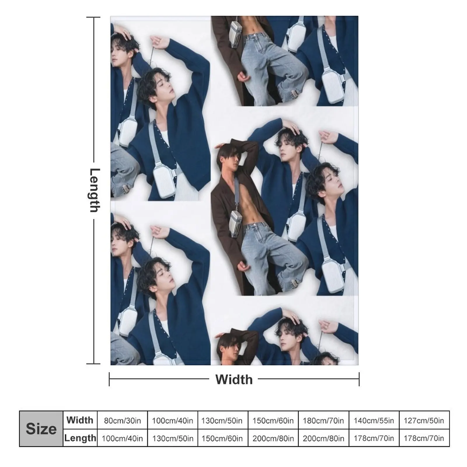 Горячее одеяло Rowoon SF9 спальный мешок подвижные зимние кровати плюшевые одеяла