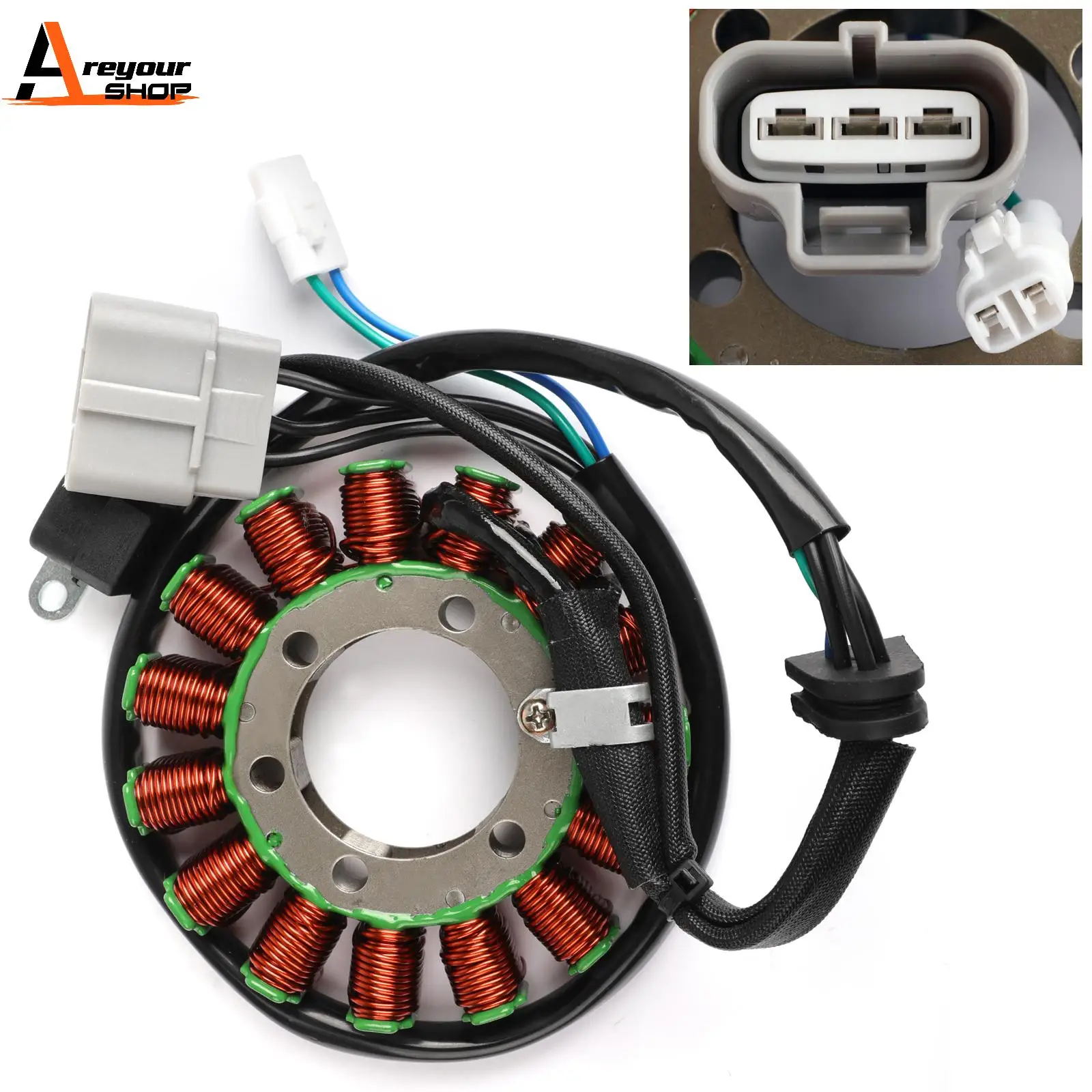 Areyourshop для Suzuki LTZ 400 Quadsport Z400 2009 2012-2016 магнитный генератор двигатель статор катушка