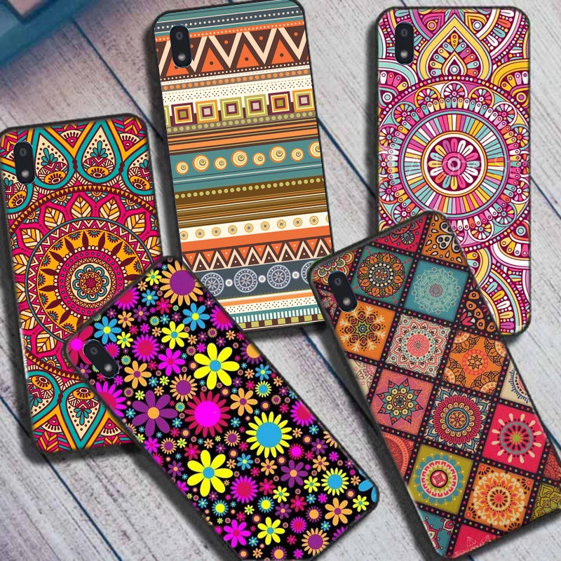 Для LG K20 2019 силиконовый чехол ТПУ индийский узор Мандала чехол для телефона LG K20 2019 LM-X120EMW защитная задняя крышка Чехлы бамперы