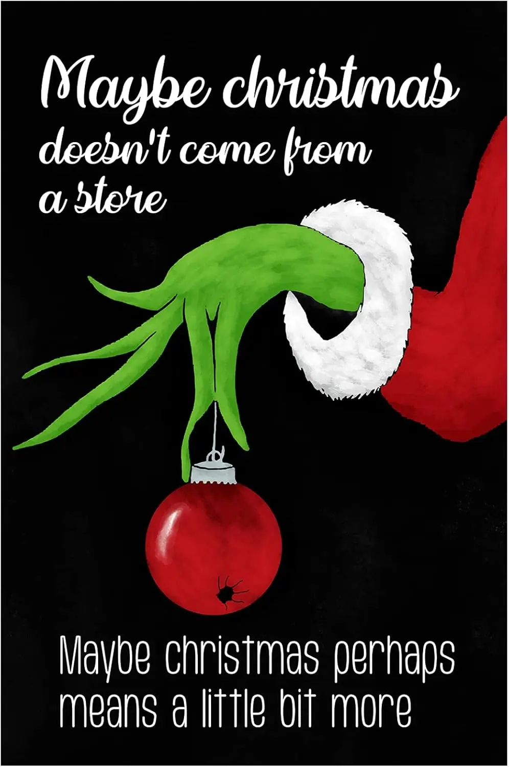 Texupday Merry Grinchmas Забавный рождественский флаг дома Зимний уличный для двора 28 x 40