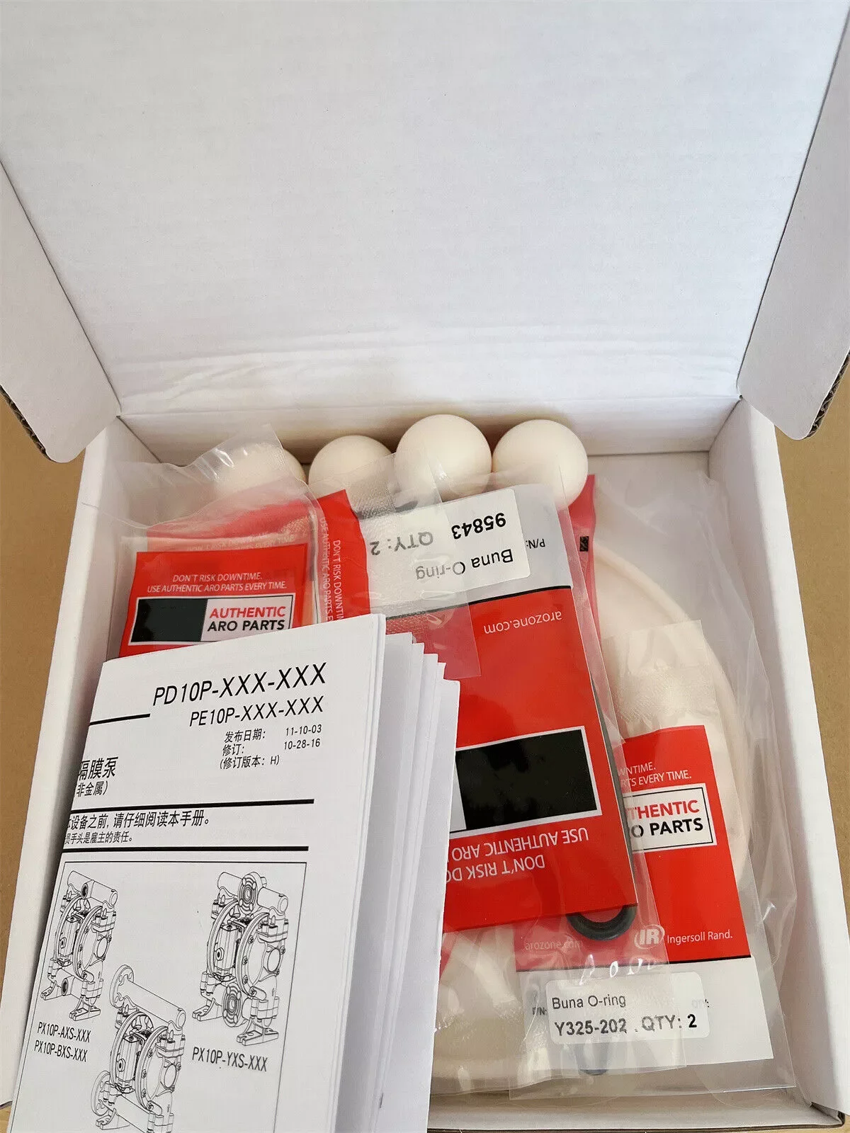 Новый комплект для ремонта диафрагменного насоса 637396-VV 637396VV Быстрая доставка