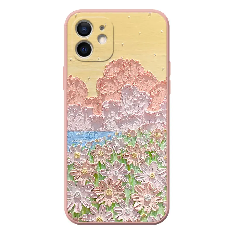 

For Huawei Mate40 Pro Pro+ Mate30 P40 2022 Fashion Camera Case Oil Painting New Phone Case for Girls Phone Cases