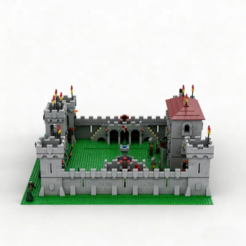 4561 деталь MOC: Средневековый Замок-крепость для тренировок рыцарей Львиных орд, конструктор, сборная модель, коллекционная игрушка, подарок (art.: 3920dc15bc915) - 3920dc15bc915