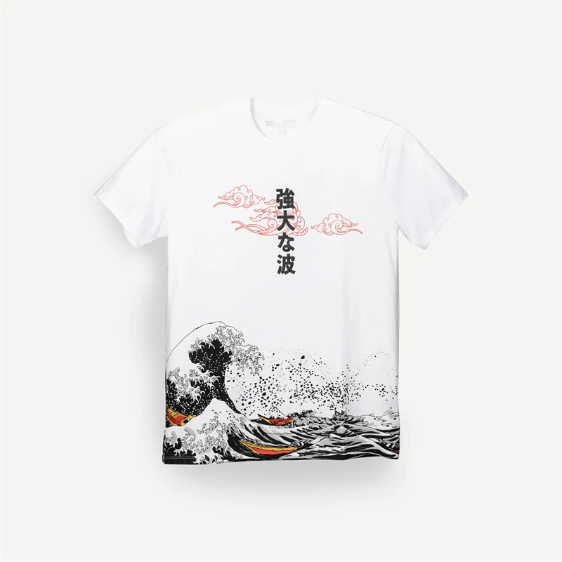 Футболка унисекс с японским Самураем драконом и 3D-принтом 2024