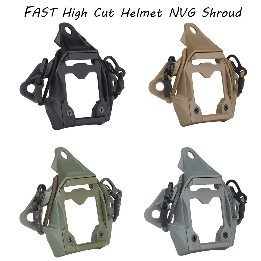 

Tactical Helmet Accessories Vas Shroud Three-Hole NVG Helmet Mount Adapter For FAST MICH AF Wendy Helmet Hunting Equipment
