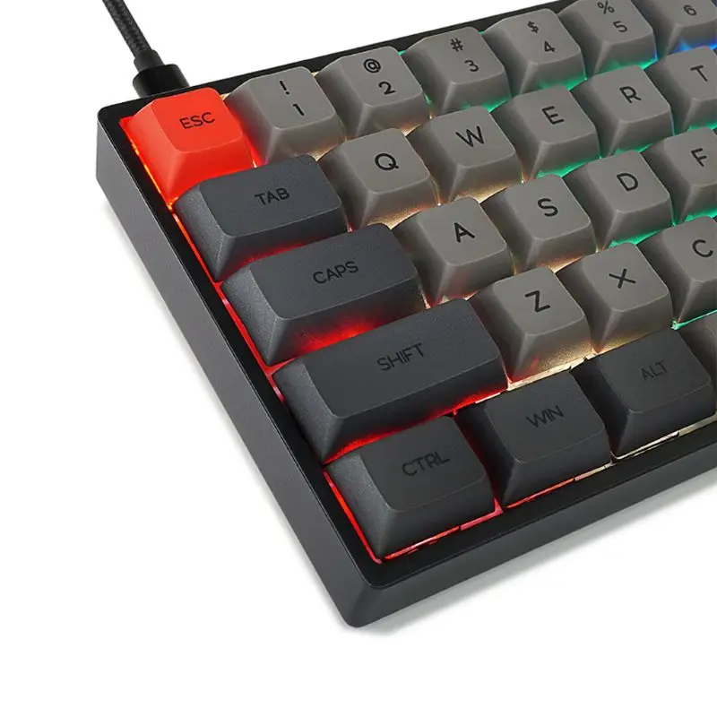 SK61 Mini 60% Портативная механическая клавиатура с RGB-подсветкой проводной
