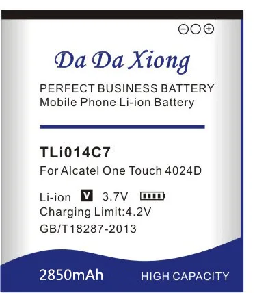 2850 мАч новая модель [TLi014C7] внутренний аккумулятор для телефона Alcatel OneTouch Pixi First 4024D