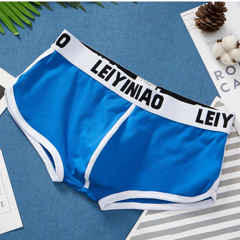 4PCS Men Underwear Boxer Man Panties BoxerShorts for Men Underpants Homme Cotton Mid Waist Sexy Comfort Breathable Brand L-3XL