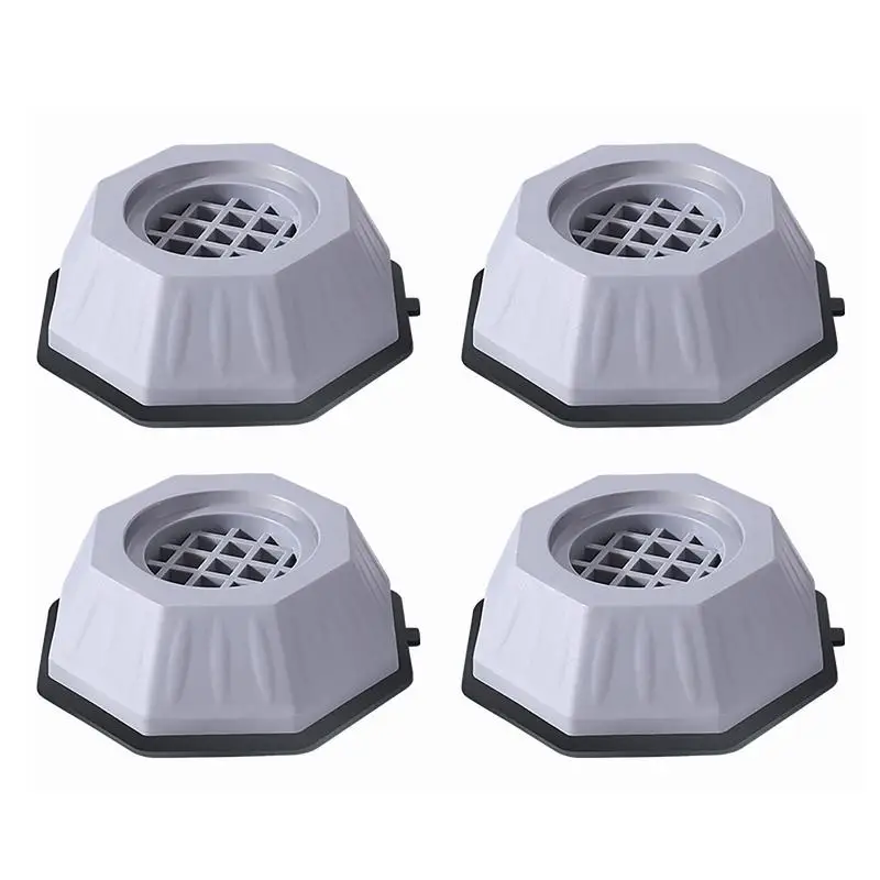 

High Quality Universal Non-slip Rubber Mats Washing Machine Shock Pads Dryer Refrigerator Base Fixed Anti-vibration Feet Pad 4pc