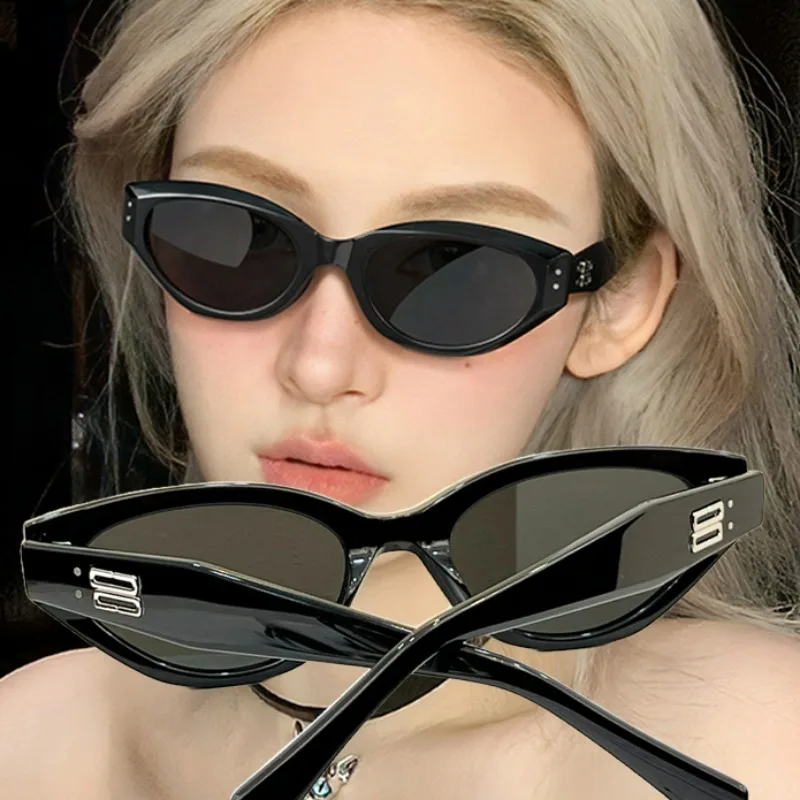 Женские солнцезащитные очки кошачий глаз в стиле ретро