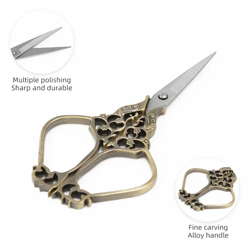 Элегантные Металлические Портновские Ножницы В Стиле Ретро Высококачественные