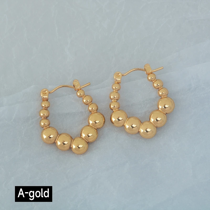 Женские серьги из нержавеющей стали с геометрическим дизайном