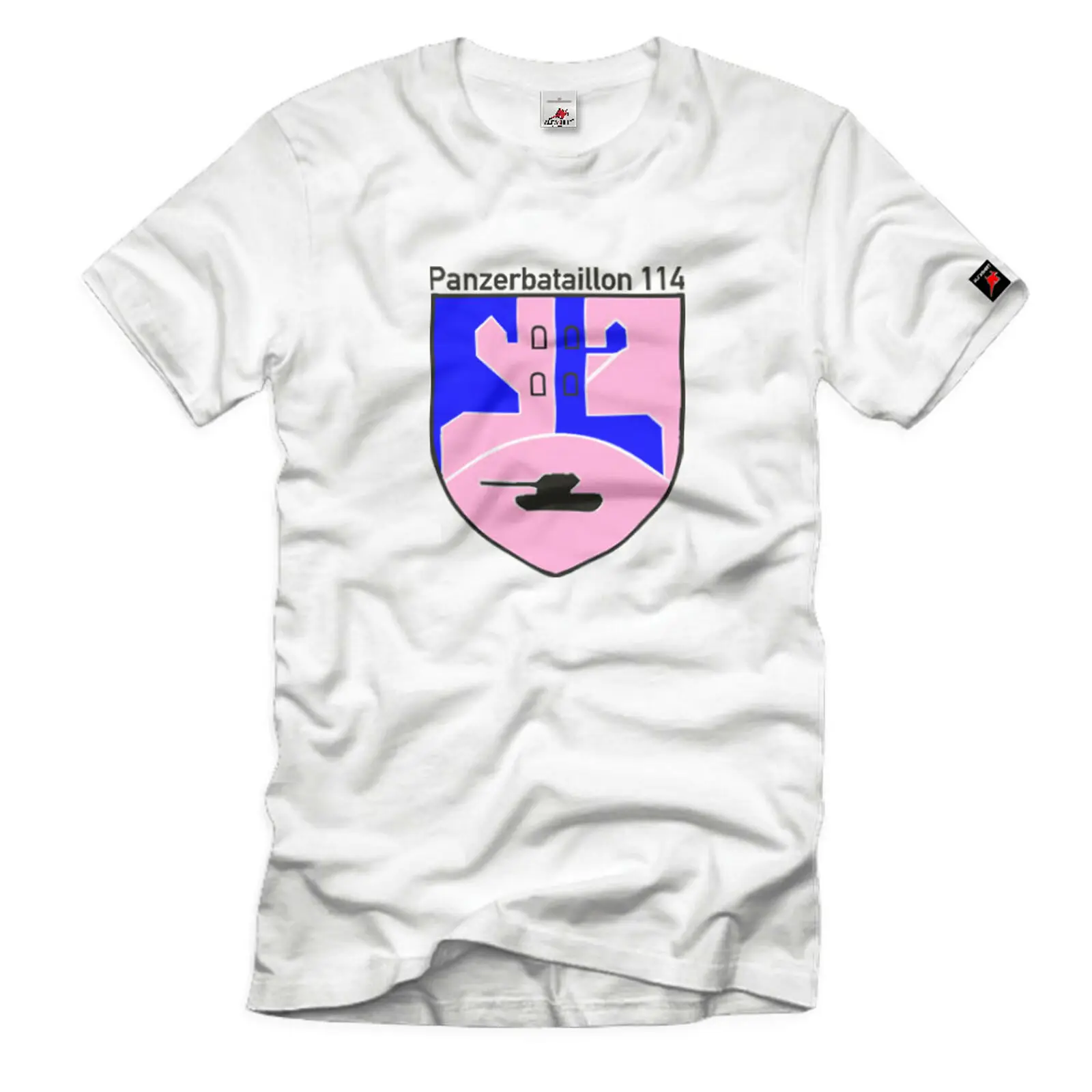 Батальон танков 114 PzBtl герб оружия бандажная эмблема футболка 1385