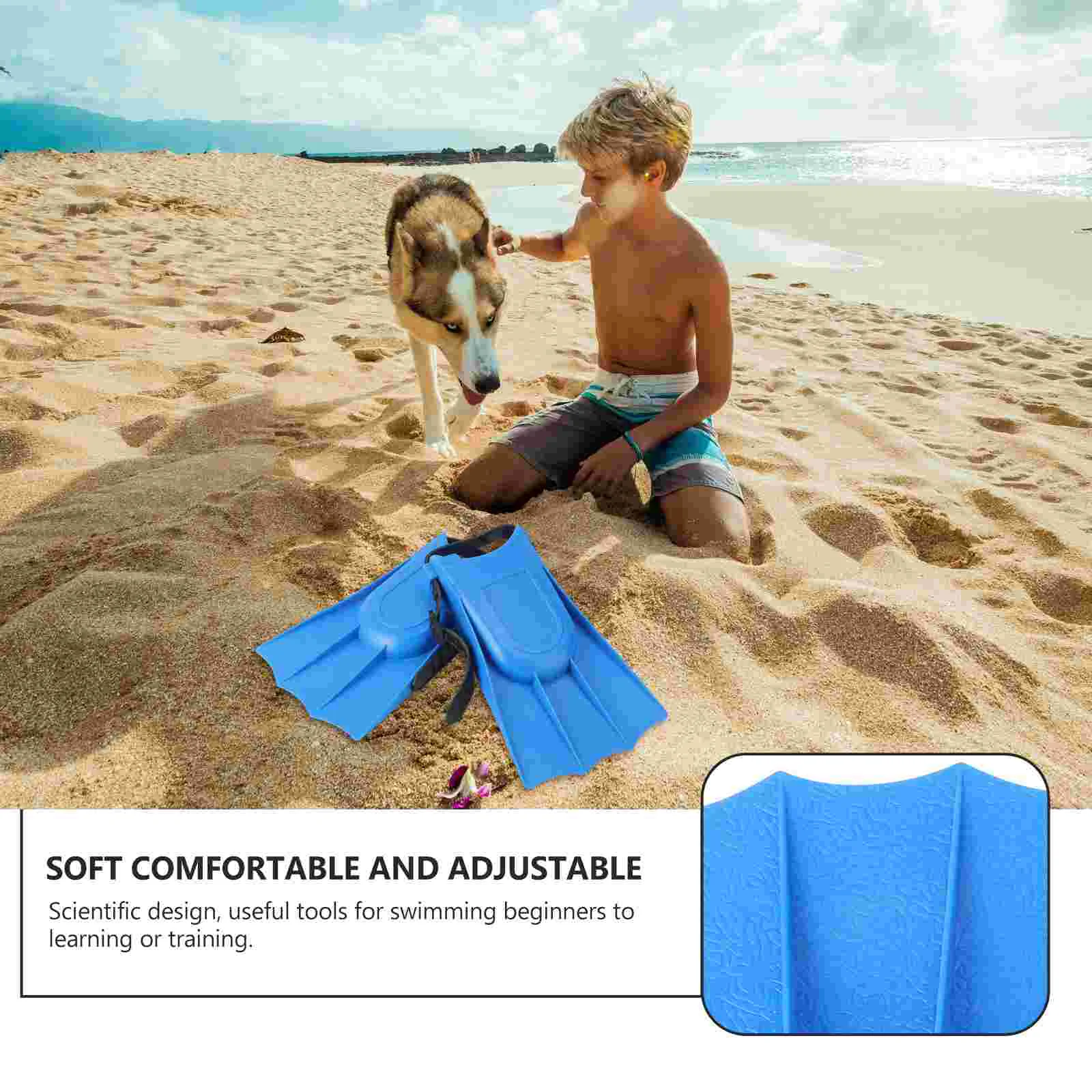 Детские ласты для плавания и дайвинга подводного регулируемое оборудование