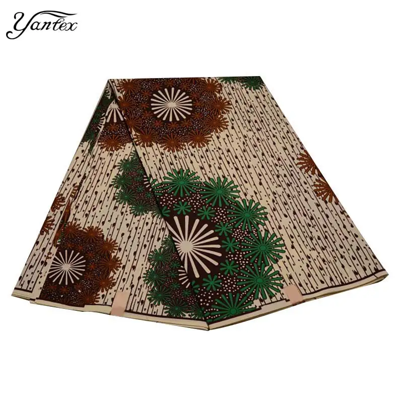 

YANTEX Высококачественная африканская восковая ткань с принтом ткань африканская 100% полиэстер Анкара Восковая печать Ткань 6 ярдов/шт Вечерни...
