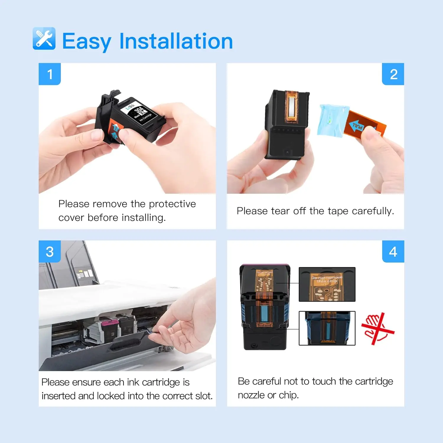 Фото Совместимый чернильный картридж Vilaxh 901XL для принтера HP 901XL OfficejetJ4530 J4540 J4550 J4580 J4585 J4624 J4640 J4660 J4680 J4680c №5