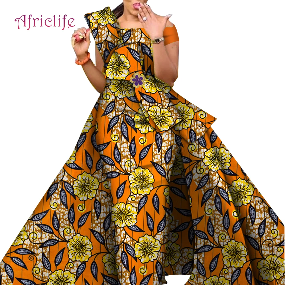 

Африканские платья для женщин Danshiki традиционная юбка мода 100% хлопок новейший дизайн платья для свадьбы WY4630