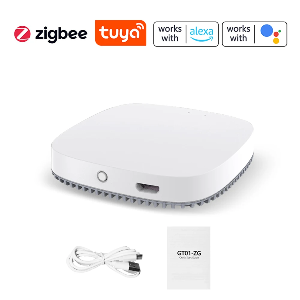 

Беспроводной шлюз Tuya ZigBee, хаб с дистанционным управлением для дома, работает с приложением