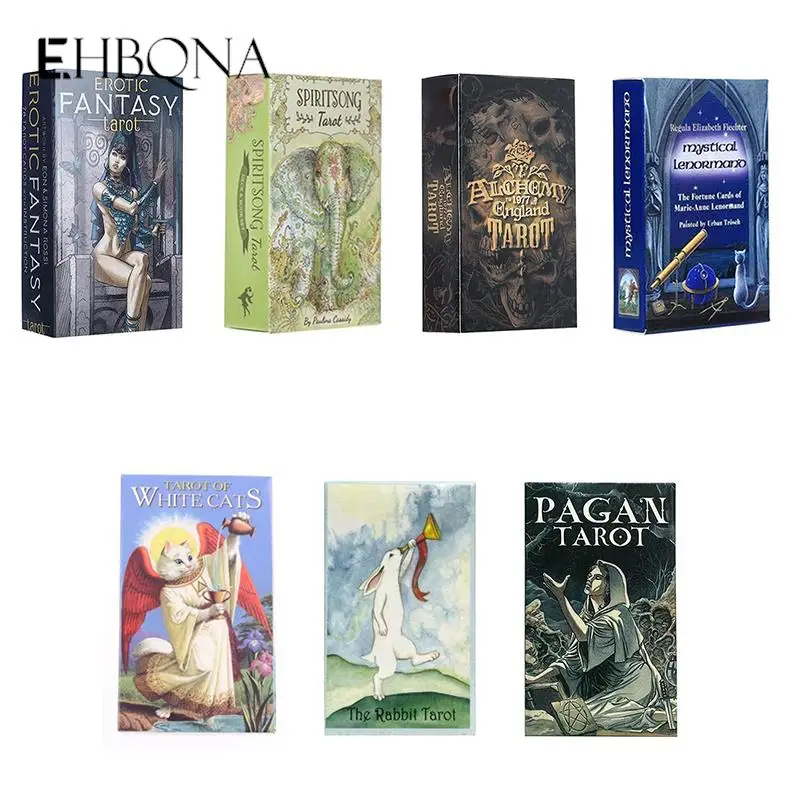 

Katarot Card Divination Personal Tarot Deck Leisure Party Table Game High Quality Fortune-telling Card Full English Version