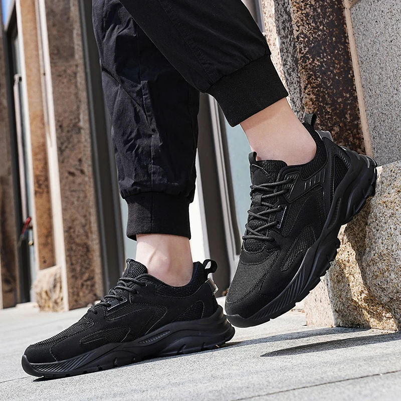 STRONGSHEN Men Sneakers Sport Shoes Outdoor Running Jogging Walking Trend Lightweight Gym Mens Shoes Plus Size Zapatillas Hombre