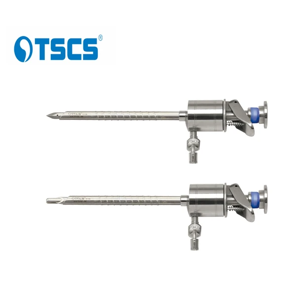 

Reusable laparoscopic trocar stainless steel laparoscopy trocar spring