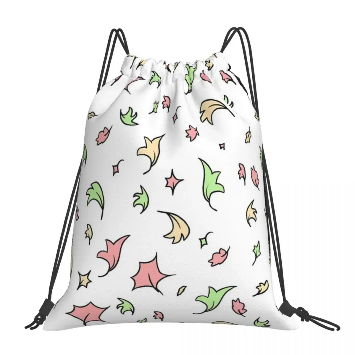 

Многофункциональные портативные рюкзаки на шнурке с принтом листьев