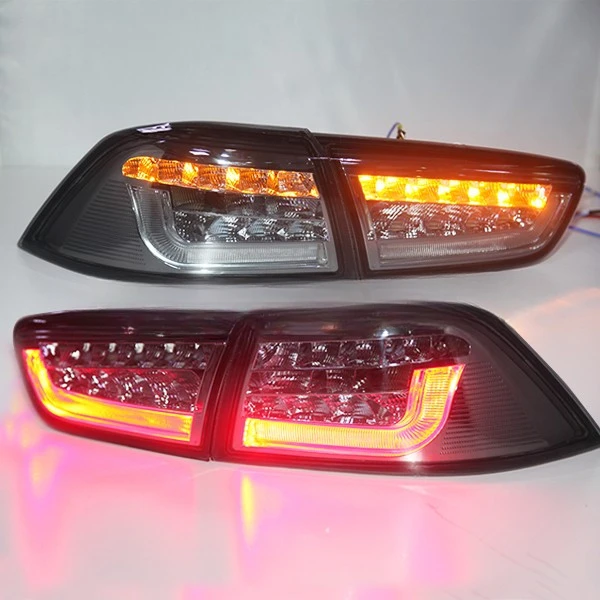 

For Lancer Exceed 2008-2013 Year LED taillight Rear Lamp Smoke Black Color WH