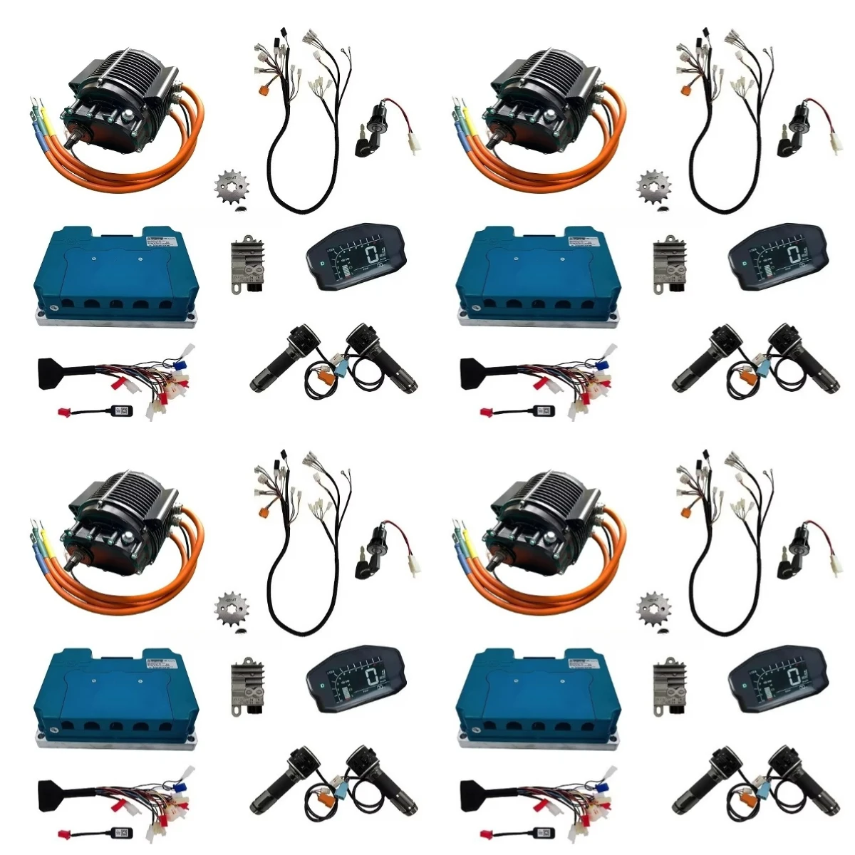 Фото Комплекты силовой установки MOTOR 165 60H V3 10000W с центральным приводом для электрических мотоциклов и кроссовых мотоциклов №1