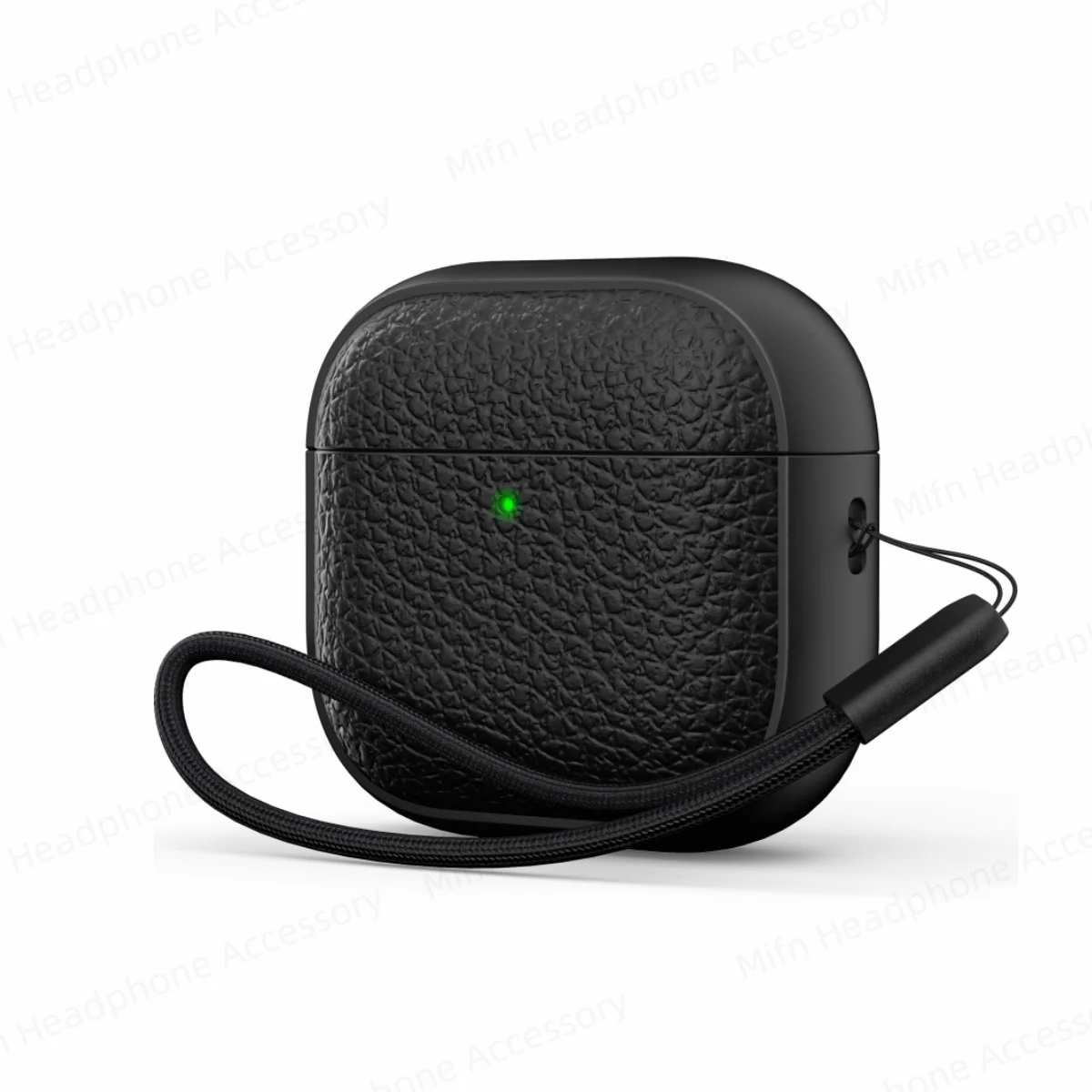 Кожаный чехол для AirPods 4 цвет в ассортименте