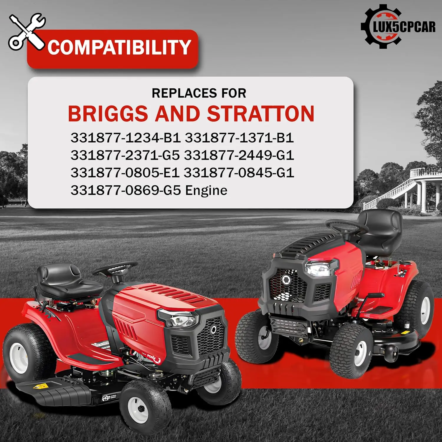 Фото Карбюратор 594601, замена для Briggs and Stratton 331877-1234-B1, 331877-1371-B1, 331877-2371-G5, 331877-2449-G1, 331877-08 №2