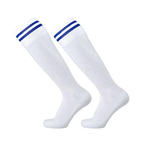 

1Pair Adult football socks children's non-slip long tube over-the-knee socks students striped sports socks for random color